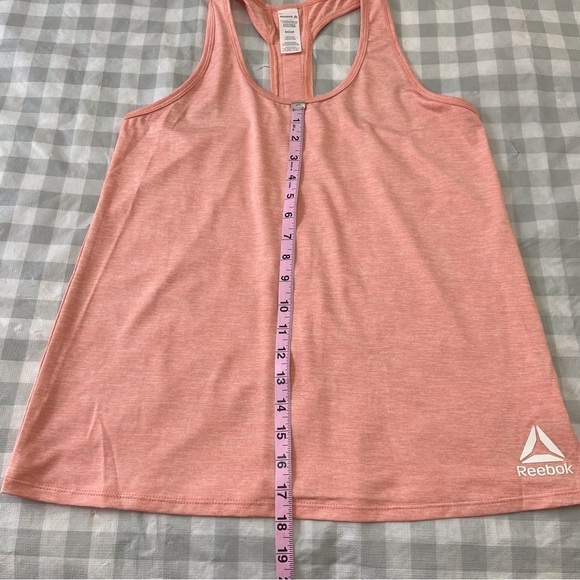 2/40$  Reebok Small Sporty Peach Racerback Tank Athleisure Running Yoga gym chic - Picture 11 of 15